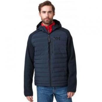 Helly Hansen Men's Arctic Ocean Hybrid Insulator Jacket - Casual, Sporty, Long Sleeve, Polyester, Navy Blue