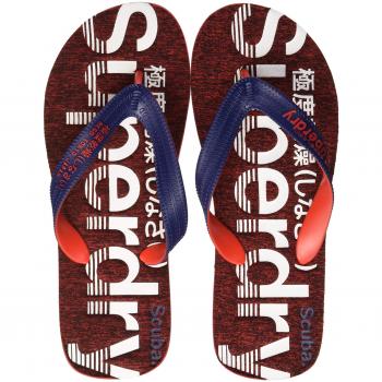 Superdry Scuba Grit Flip Flop, Chanclas para Hombre, Multicolor