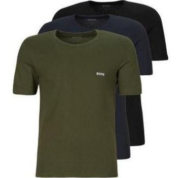 Pack de 3 camisetas BOSS para hombre en colores negro, marino y verde
