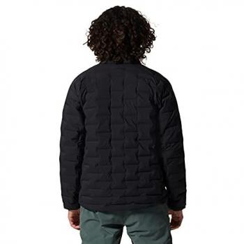 Chaqueta de plumas Stretch Mountain Hardwear 1942921, color negro y gris, talla XXL