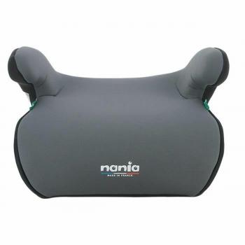Silla para el Coche Nania Alpha Gris - Calidad para los Más Peques, Grupo 0+/1 (0-18 kg), respaldo reclinable en múltiples posiciones, sistema de seguridad de arnés de 5 puntos, instalación con