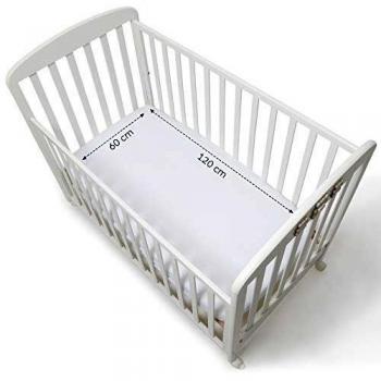 Niimo Sabanas Cuna 60x120 Algodon 100% Set de 2 Sabanas Adjustable con Esquinas Elàsticas Compatible con Todas Las Cunas con Dimensiones 60 x 120 cm