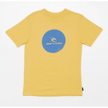 Camiseta de Manga Corta Infantil Rip Curl Corp Icon B Amarillo