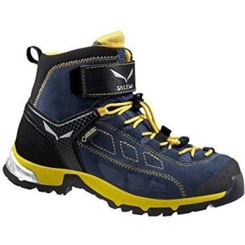 Salewa JR ALP Player MID GTX Zapatillas, Unisex bebé, Negro /  Verde  , 27