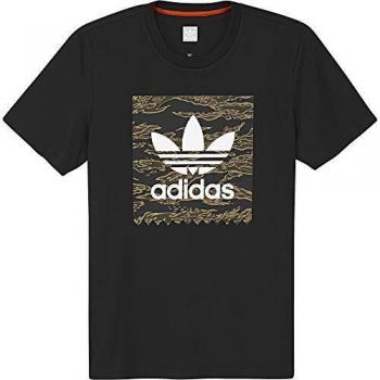 adidas Camo BB Camiseta, Hombre, Negro, XS