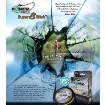 Power Pro - Super 8 Slick 275, color verde, talla 0.360 mm