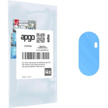 Protector de Lente de Cámara Apgo 4x Vidrio Híbrido 9H para Oppo Reno 10 Pro+ - Protección Total para la Cámara