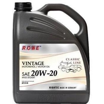 Rowe HighTec Vintage SAE 20 W de 20 Mild legiert Youngtimer Oldtimer motorenöl, 5 L)
