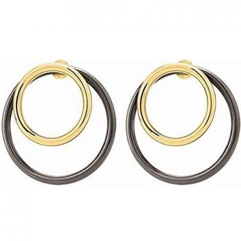 Folli Follie S0350555 Pendientes Mujer 1E17T021Ay, 1.5 Cm