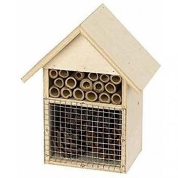 Hotel de Insectos Kerbl 14x9x18 cm - Casa para Protección de Insectos (Abejas, Mariquitas, Avispas)