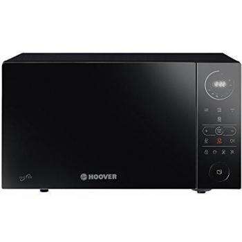 Hoover Chefvolution HMGI25TB - Microondas con grill, 25 litros, 900W - 1000W, Inverter, 32 programas, 6 niveles de potencia, Inicio diferido, Express cooking, Negro