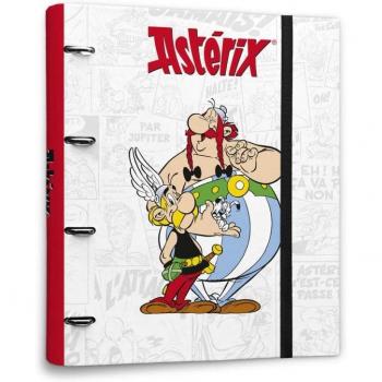 Carpeta de Cartón con 4 Anillas Asterix Y Obelix de Licencia Oficial