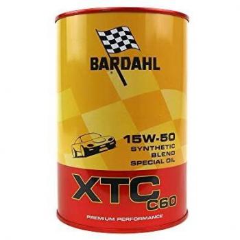 Aceite de Motor para Coche Bardahl XTC C60 SAE 15W 50 (1L)