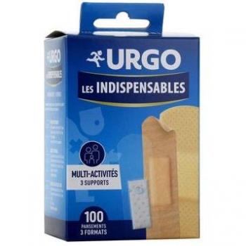 Apósitos Urgo Les Indispensables 100 unidades en 3 formatos