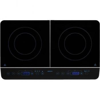 Placa de Inducción Doble Medion MD15324 de 3500W con Encimera en Color Negro