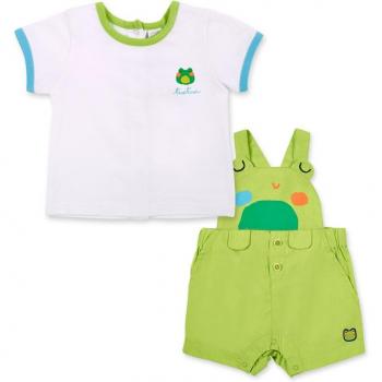 Conjunto de bebé niño Tuc Tuc Water Lilies - camiseta de manga corta y peto