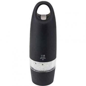 Peugeot Sal Molino Zest 18cm, Acero Inoxidable, Negro, 18 Centimeters