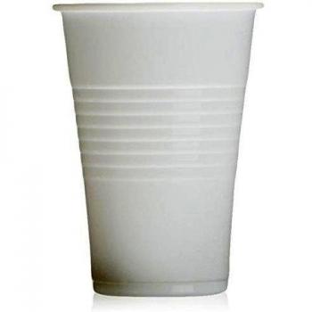 Mical - Vaso Plástico Blanco - 100 unidades