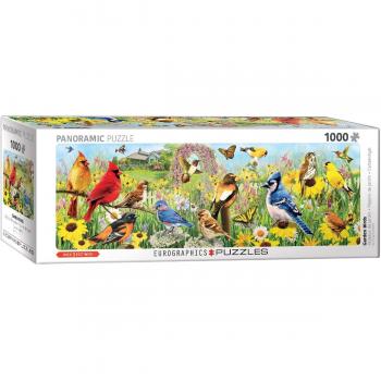 Eurographics Garden Birds Panoramic Puzzle - 1000 Pieces by Greg Giordano