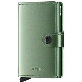 Tarjetero Miniwallet Metálico Verde Secrid