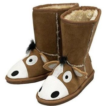 LazyOne Unisexo Horse Toasty Toez Zapatilla Niño M