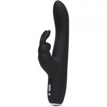 Fifty Shades of Grey Greedy Girl Slimline Rabbit Vibrator - Black