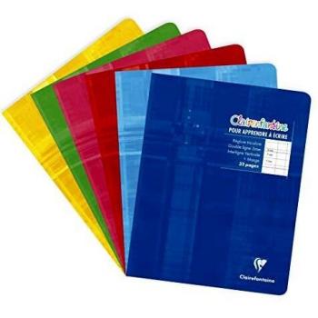 Clairefontaine 3794C - Un cuaderno grapados CLAIRENFANTINE A5 MAXI rayado francés