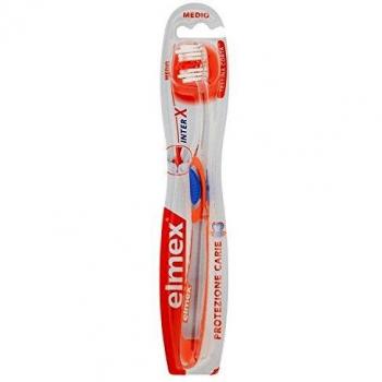 Elmex Adult Toothbrush Medium Head Short with Cavity Protection