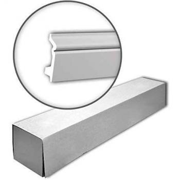 Zócalo Profhome 653107 - Caja de 12 piezas, Longitud total 24 m, Altura 8 cm