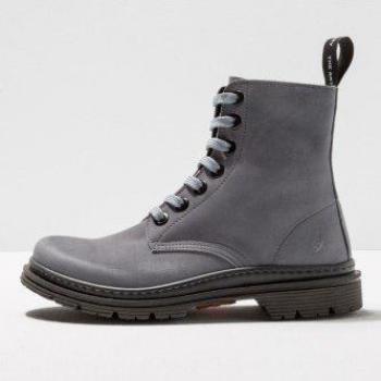 Botas de piel Nobuck Birmingham gris para Hombre/Mujer con estilo elegante