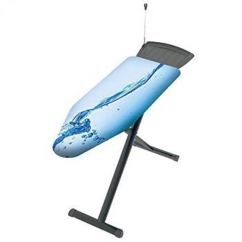Mesa de planchar ultraligera Avantgard Plus 130x44 cm, altura regulable, soporte para caldera y guía de cable