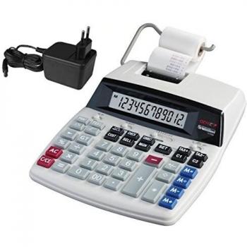 Calculadora de Escritorio GENIE D69 PLUS con Impresora, Pantalla de 12 Dígitos, Alimentación Eléctrica, Dimensiones: 210 x 278 x 73 mm