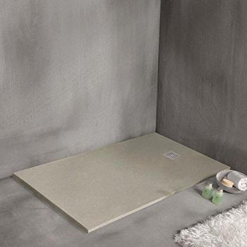 Plato de ducha extra plano SANYCCES Strato - Beige - 120x90 cm - Luxtone
