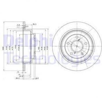 Disco de freno DELPHI BG2826, tipo: disco de freno, características: diseño optimizado para un rendimiento superior, fabricado con materiales de alta calidad para una mayor durabilidad y resistencia al desgaste, tratamiento anti-corros