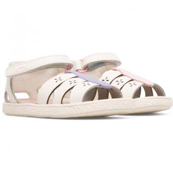 CAMPER Twins - Sandals for First Walkers - Beige, Size 20, Smooth Leather; CAMPER Twins - Sandals for First Walkers - Beige, Size 4, Smooth Leather