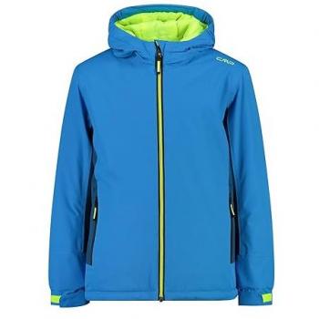 CMP Kids Waterproof Jacket with Fixed Hood - Blue - Size 8