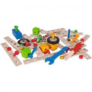 Set de Construcción Eichhorn Constructor, 75 Piezas, Tuning Set, Hecho en Alemania, FSC®