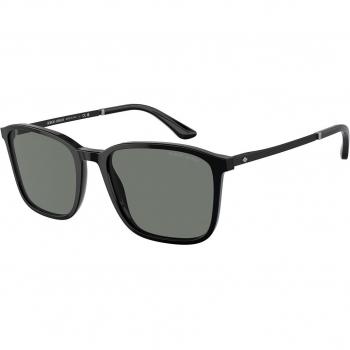 Giorgio Armani AR8197 5001/1 Anteojos de Sol para Hombre Negros, Lentes de Sol Para Hombre Negros, Gafas de Sol para Hombre Negras