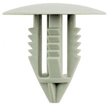 Clip de Conexión para Parachoques KS Tools, Color Gris, Compatible con Volvo, Pack de 10 unidades