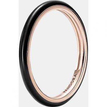 Anillo Rose Pandora Me Esmalte Negro 189655C01-56