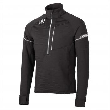 Camiseta de Hombre Ternua Swift 1/2 Zip Polar Negro