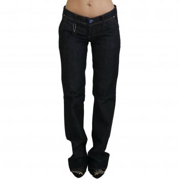 Costume National Blue Low Waist Straight Denim Pants Jeans - W26