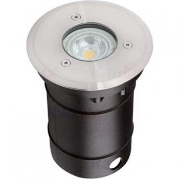 Luz empotrable de suelo Kanlux BERG GU10 IP54 10W acero inoxidable