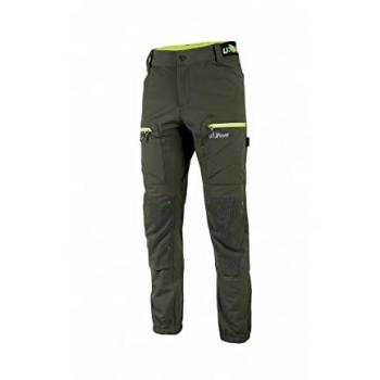U-Power Pantalones de Trabajo Horizon U-4 Stretch XXXXXL Verde Oscuro