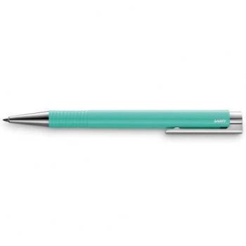 Lamy Logo M+ Bolígrafo 204 – Kuli de plástico irrompible en color turquesa Lagoon con unidad de clip