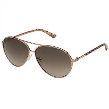 Guess GU7847 Shiny Rose Gold Sunglasses for Women, 60mm Size