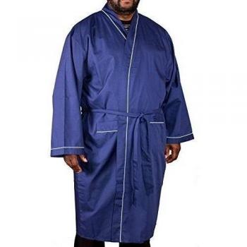 Big para hombre espionaje tradicional albornoz 3 x l 4 x l 5 x l 6 x l 7 x l 8 x l azul azul marino XXXXXX-Large