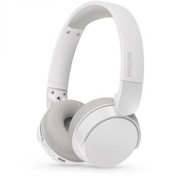Auriculares Bluetooth con Micrófono Philips TAH3209WT Blanco - Auriculares Inalámbricos, on-Ear, Ligeros, Aislamiento pasivo del Ruido, 55 Horas de reproducción, Sonido Natural