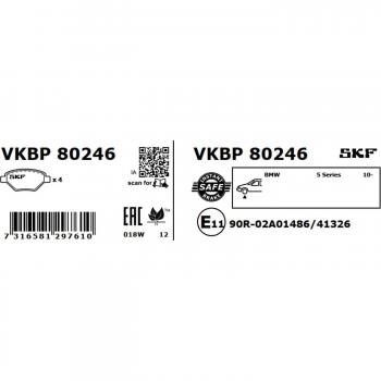 Pastillas de freno SKF VKBP 80246