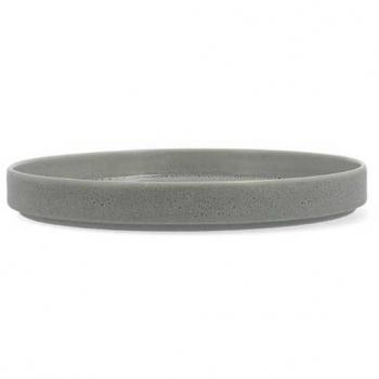 Plato Llano Ariane Porous Cerámica Verde Ø 21 cm (4 Unidades)